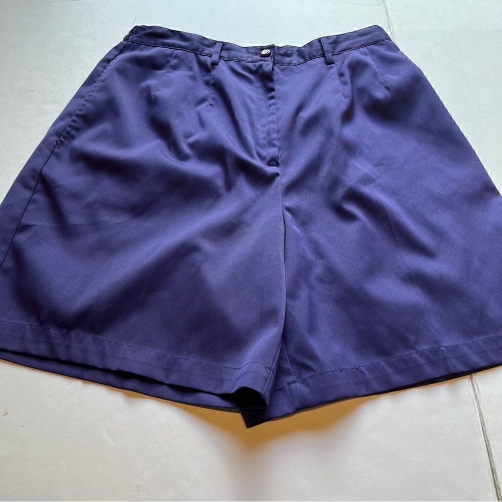 Women's Coral Bay Golf Bermuda Shorts Purple Size 12